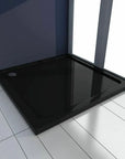Brodzik prysznicowy akrylowy Rea Savoy Czarny 80x80