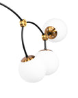 Lampa Wisząca Sufitowa Czarny Mat APP1673-8CP  4