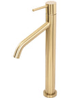 Bateria Umywalkowa REA LEVEL Szczotkowana Złota Wysoka Brush Gold