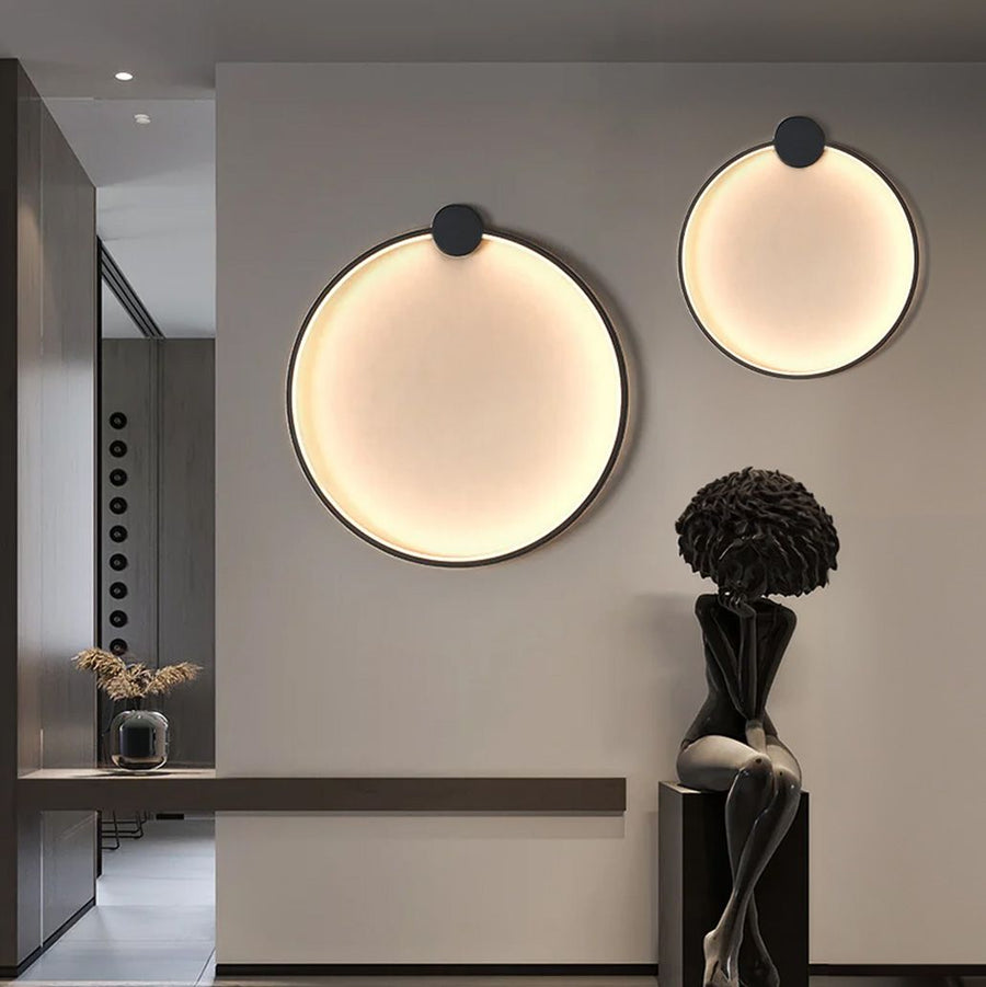 LAMPA ŚCIENNA KINKIET LED APP1386-CW BLACK 40cm