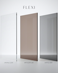 Kabina prysznicowa Walk-In Rea Flexi Brown / Brush Gold 140  11