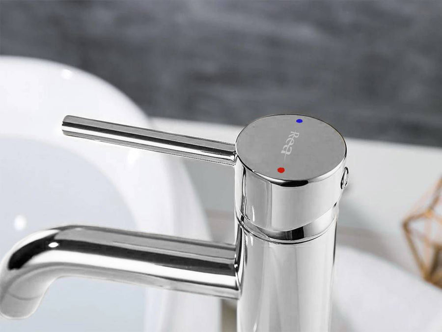 Bateria Umywalkowa Rea Lungo Chrom Wysoka