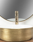 Umywalka nablatowa Rea Sami Brush Gold