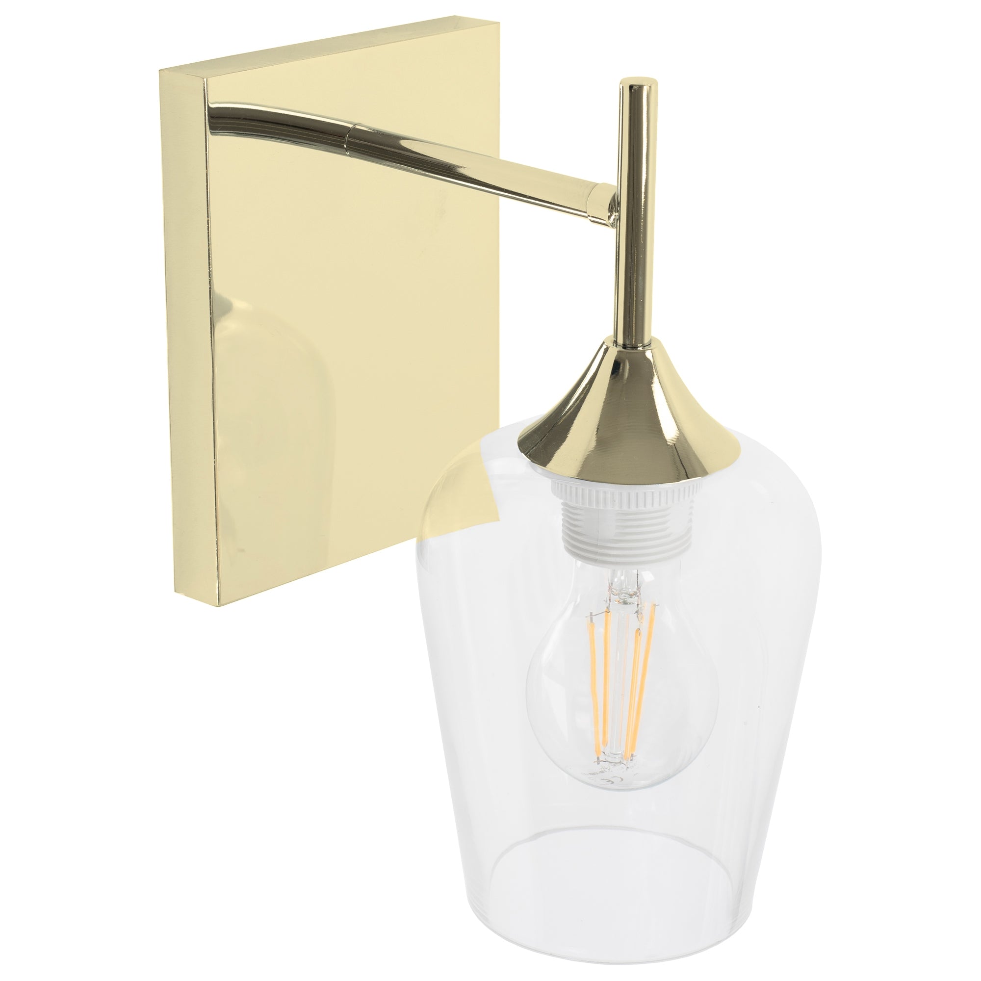 LAMPA ŚCIENNA KINKIET APP1232-1W  Złota  1
