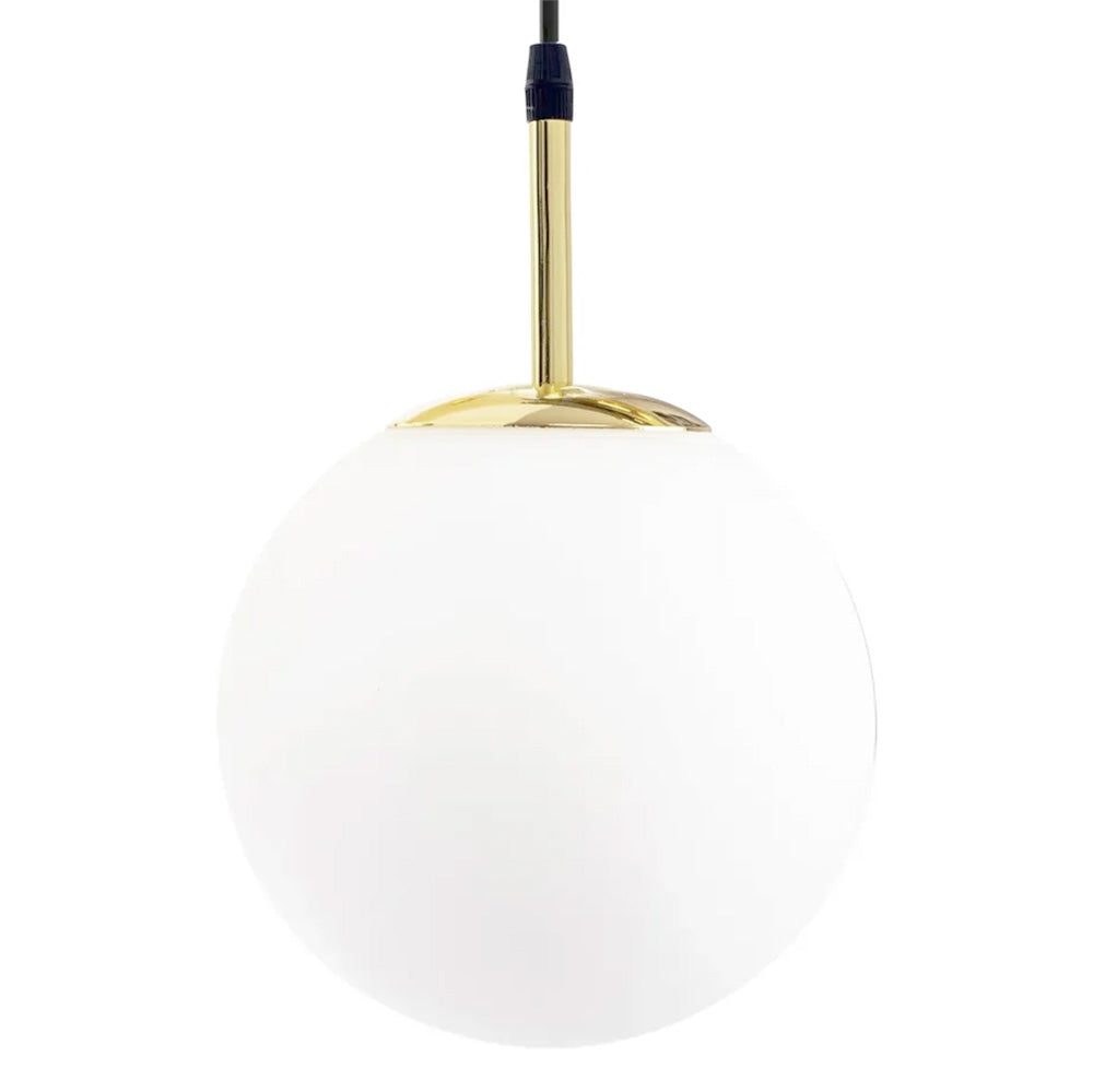 Lampa Ścienna Kinkiet Szklana Kula APP653-1W Złota  2