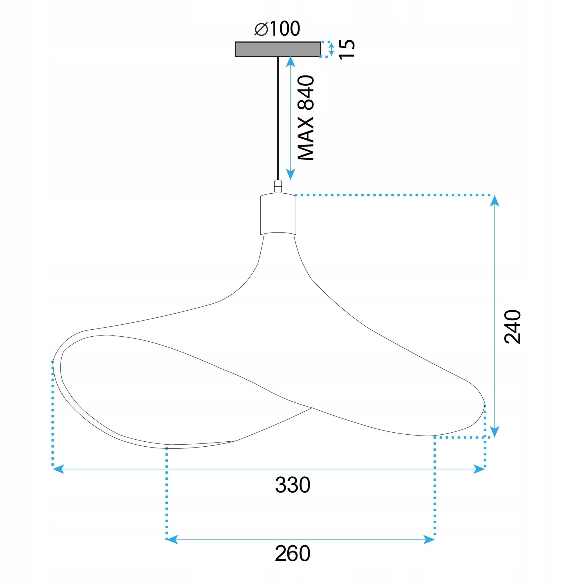Lampa Wisząca Bambusowa APP1642-1CP 30cm  13