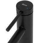 Bateria umywalkowa Rea Foss czarna wysoka black matt