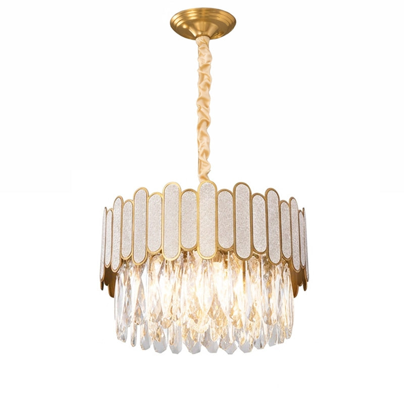 Lampa sufitowa wisząca APP1746-4CP 40 cm Złota  1