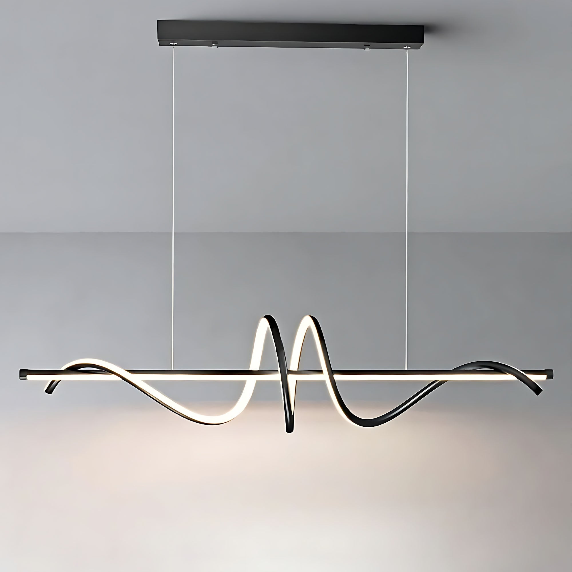 Lampa Wisząca Led Lhj023-cp 120 Cm Czarna  18