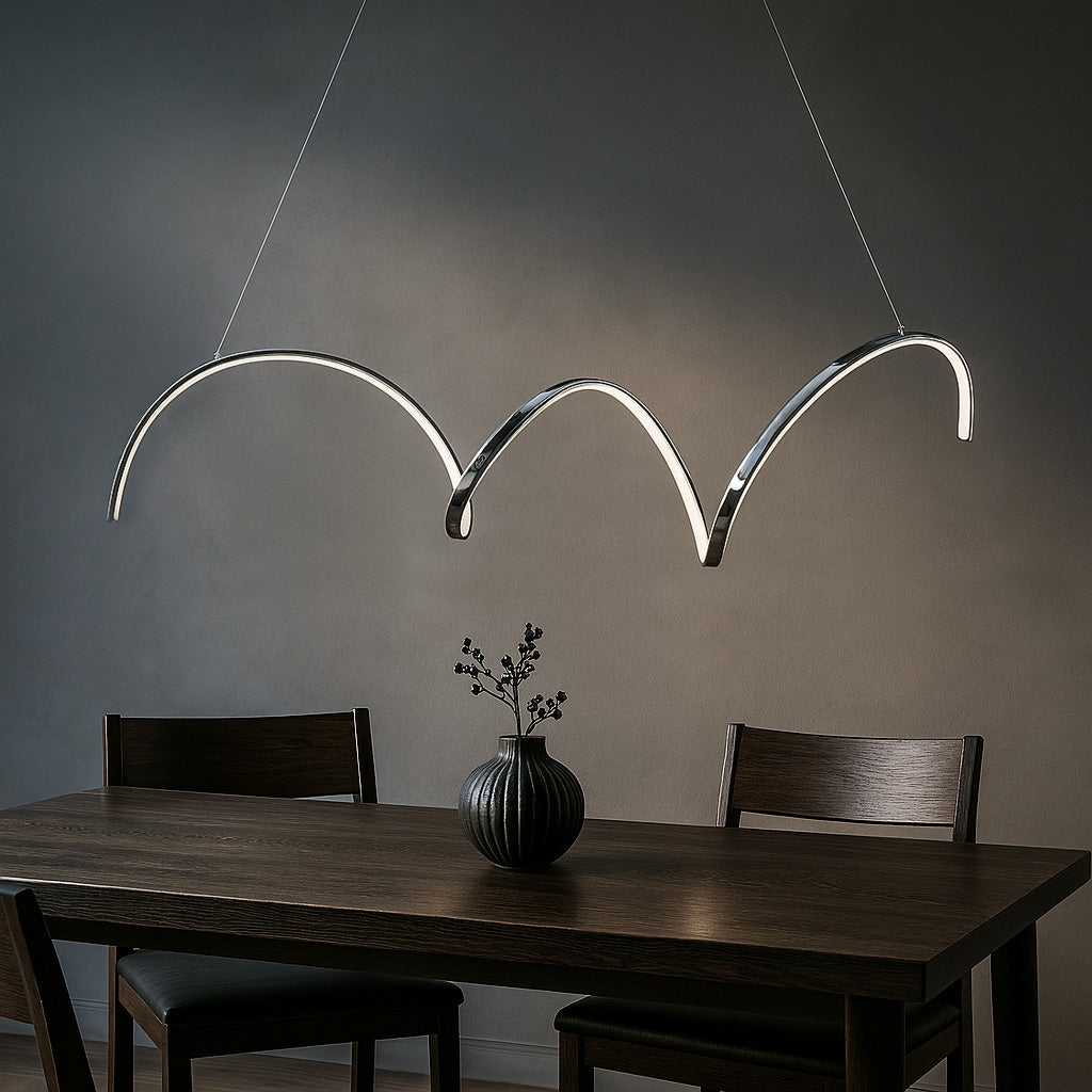 Lampa Sufitowa Wisząca Led Lhj025-cp Chrome  6