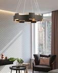 Lampa Sufitowa Wisząca Czarna APP1561-6CP  3