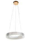 Lampa Wisząca Led Ms001-cp Różowe Złoto 40cm  7