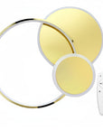 Lampa sufitowa APP1710-C plafon LED Złota + pilot  1