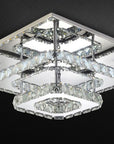 Lampa Sufitowa Kryształowa Plafon LED 24W APP410-C Neutralna  2