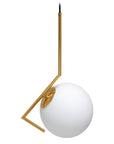 Lampa Sufitowa Wisząca Nowoczesna Szklana APP429-1CP Złota