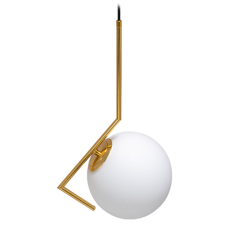 Lampa Sufitowa Wisząca Nowoczesna Szklana APP429-1CP Złota