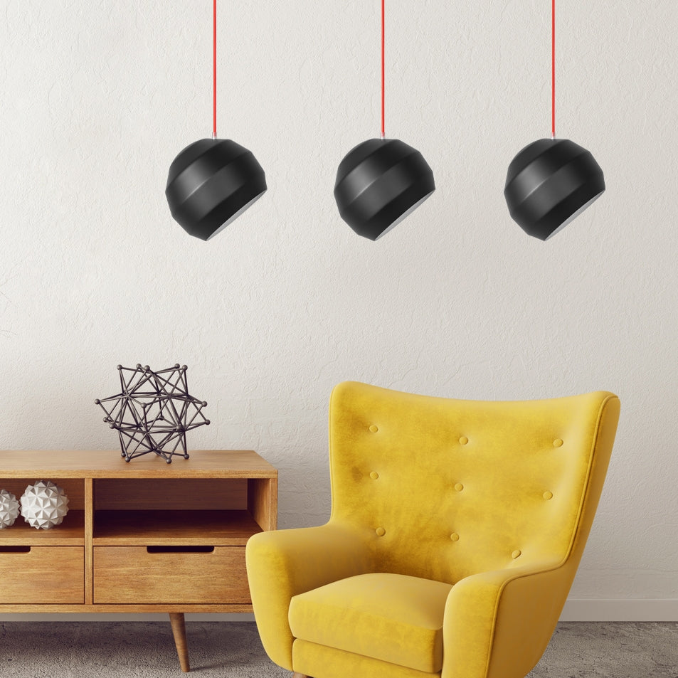 Lampa Sufitowa Wisząca Potrójna APP383-3CPR  4