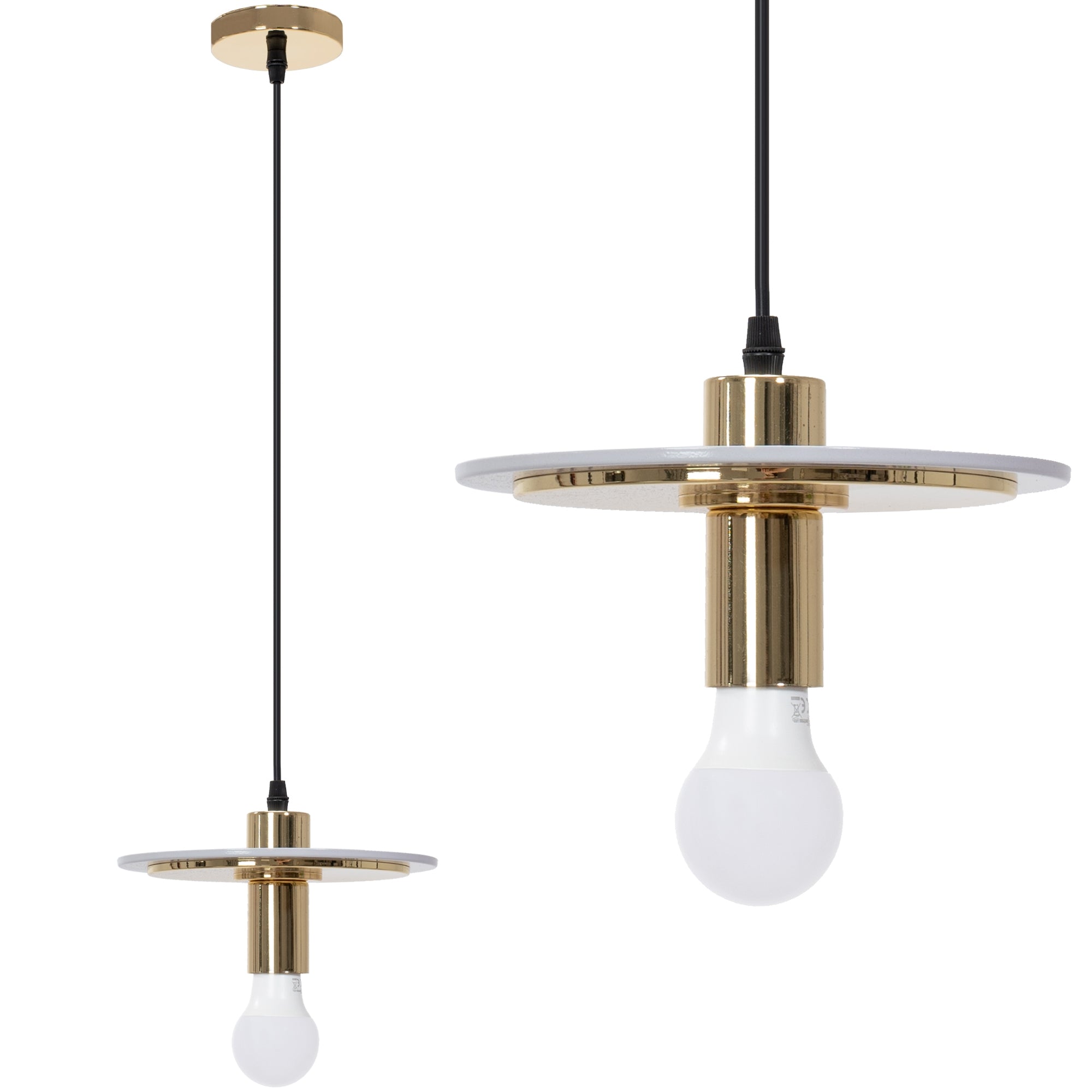 Lampa Wisząca APP1213-1CP Złota  1