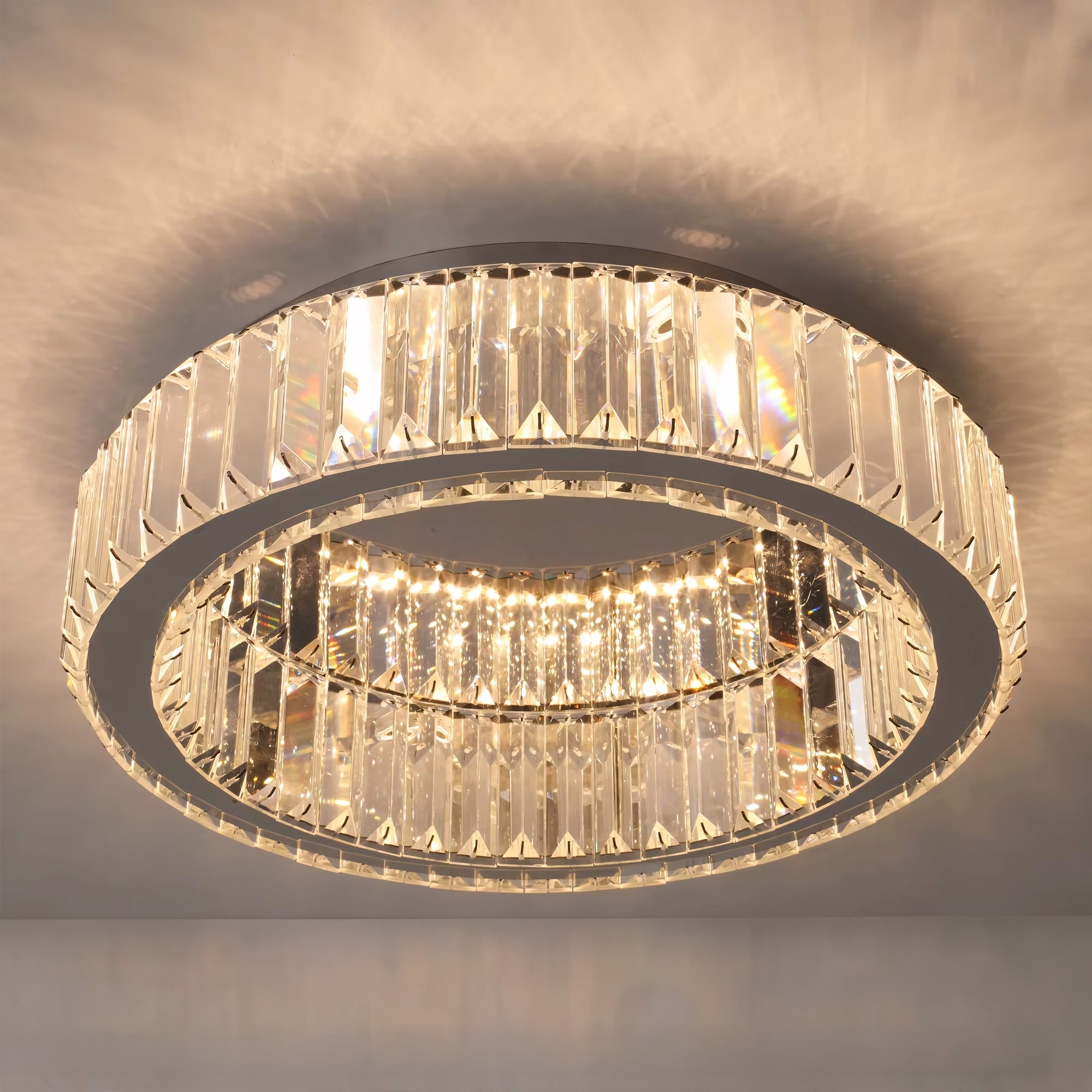 Lampa Kryształowa Plafon App1742-c 40 Cm Chrom  7