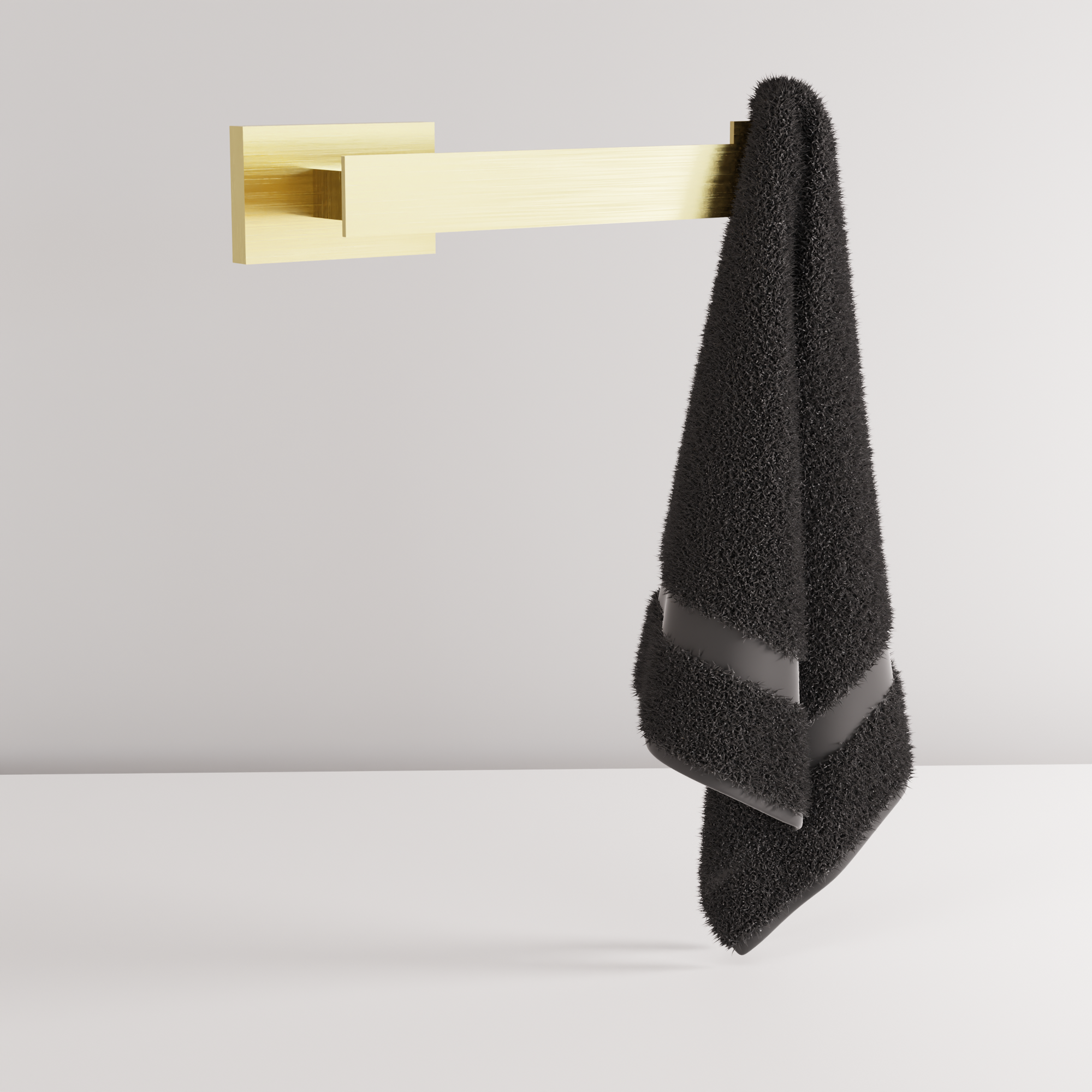 Wieszak Łazienkowy 209 Oste Brush Gold  2