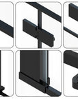 Drzwi prysznicowe FARGO BLACK MAT 120