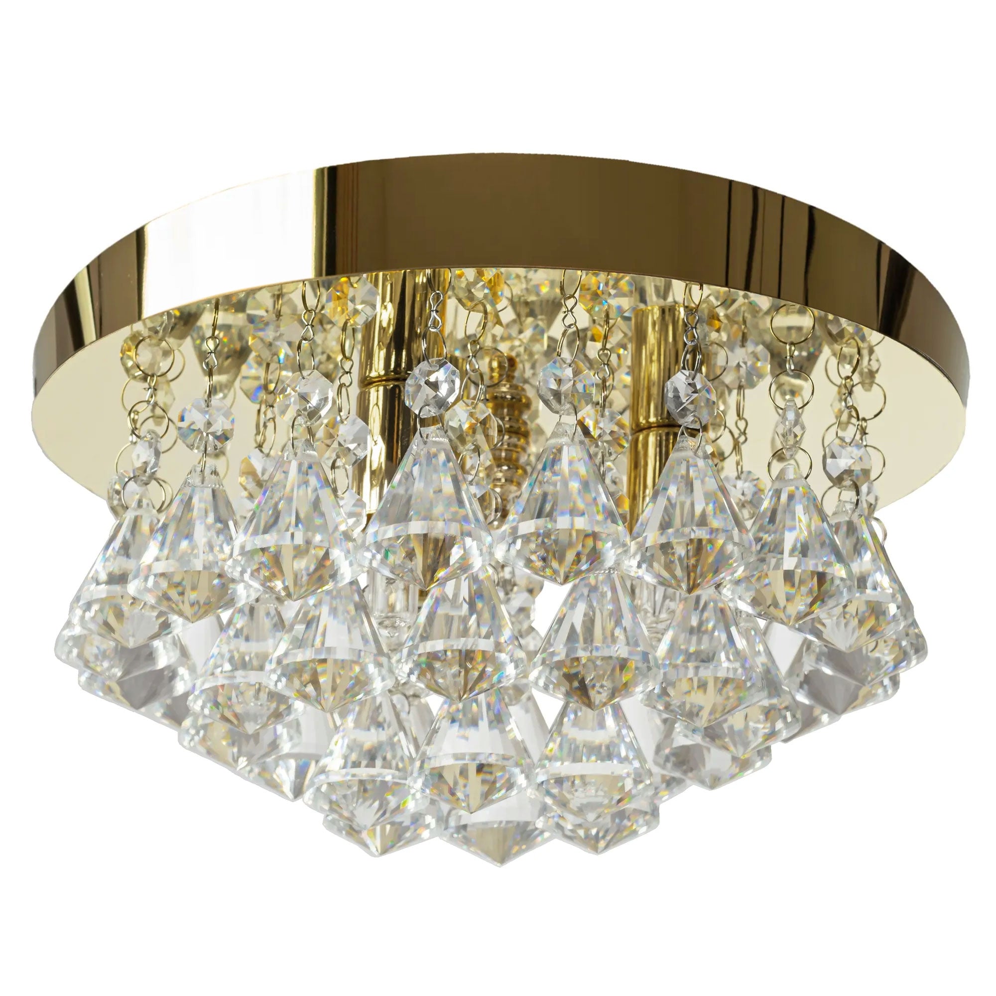 Lampa Kryształowa Plafon APP1655-3CP  4