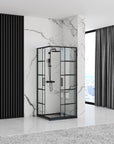 Kabina prysznicowa Rea Concept Black 80x80