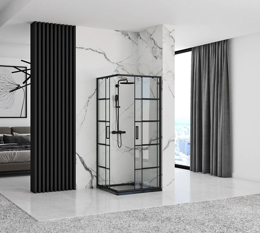 Kabina prysznicowa Rea Concept Black 80x80