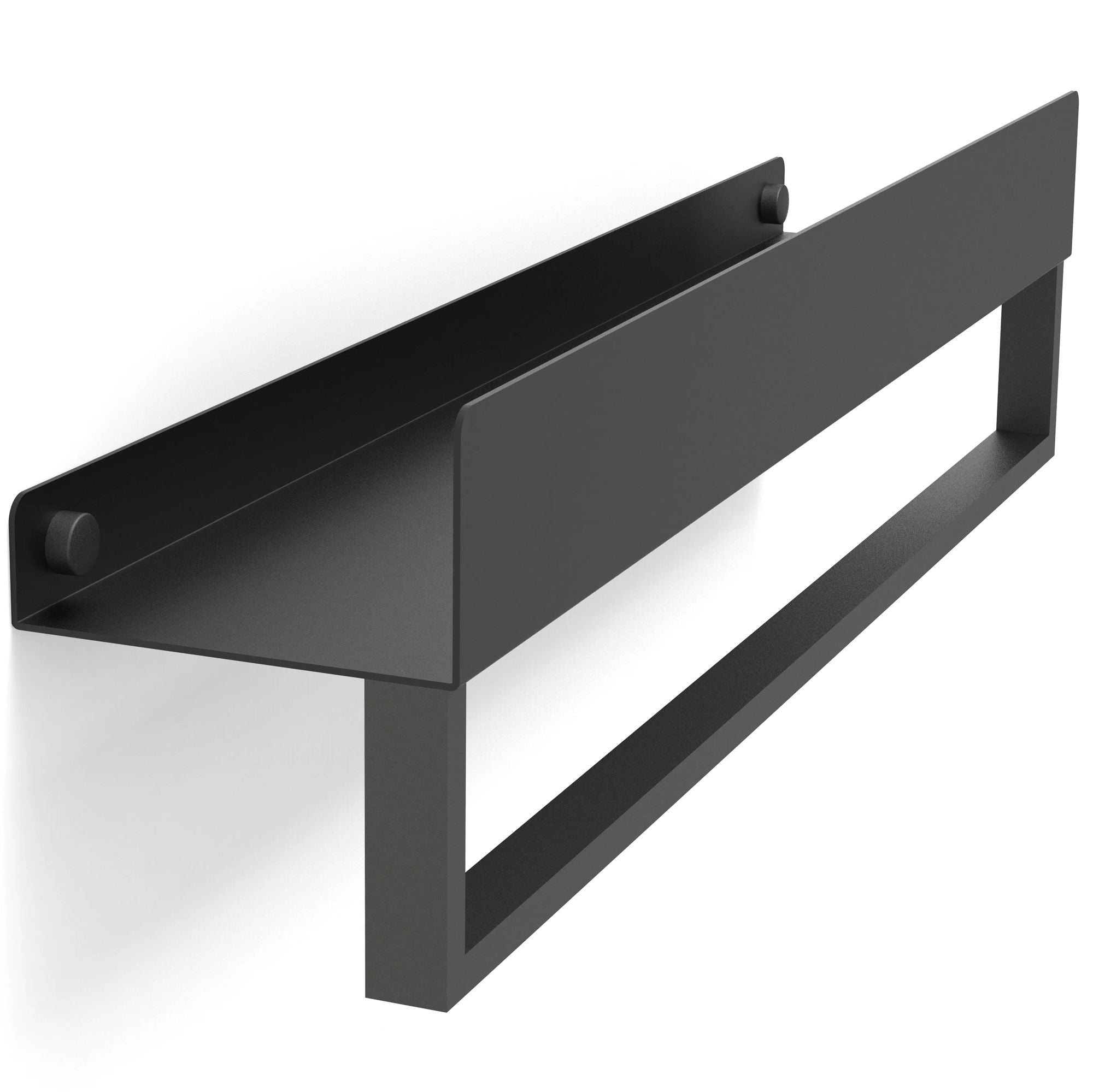 Półka łazienkowa wannowa SF01 45cm czarny mat