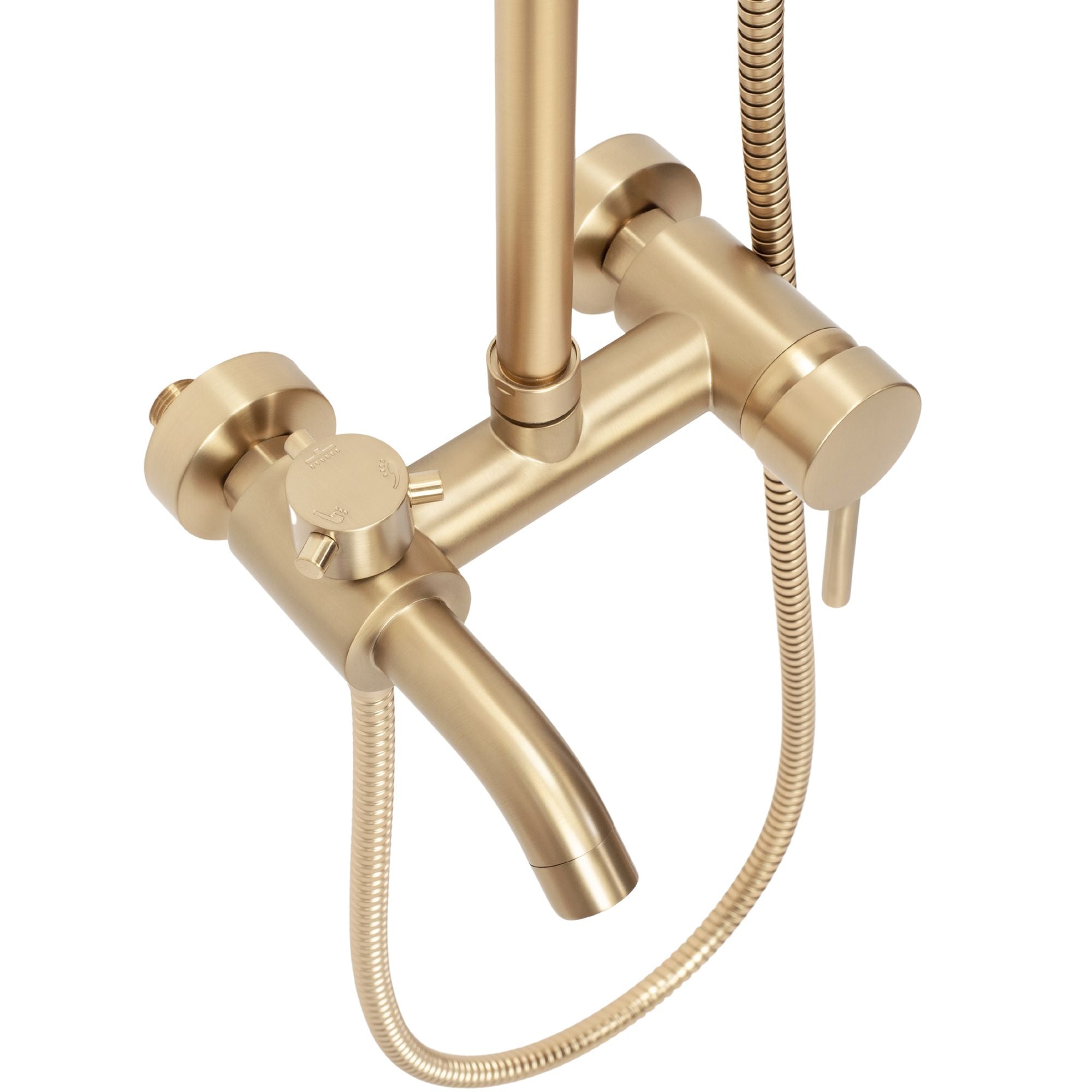 Zestaw Prysznicowy Rea Luis Złoty Szczotkowany