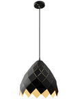Lampa Sufitowa Wisząca Metalowa APP338-1CP Czarna  8