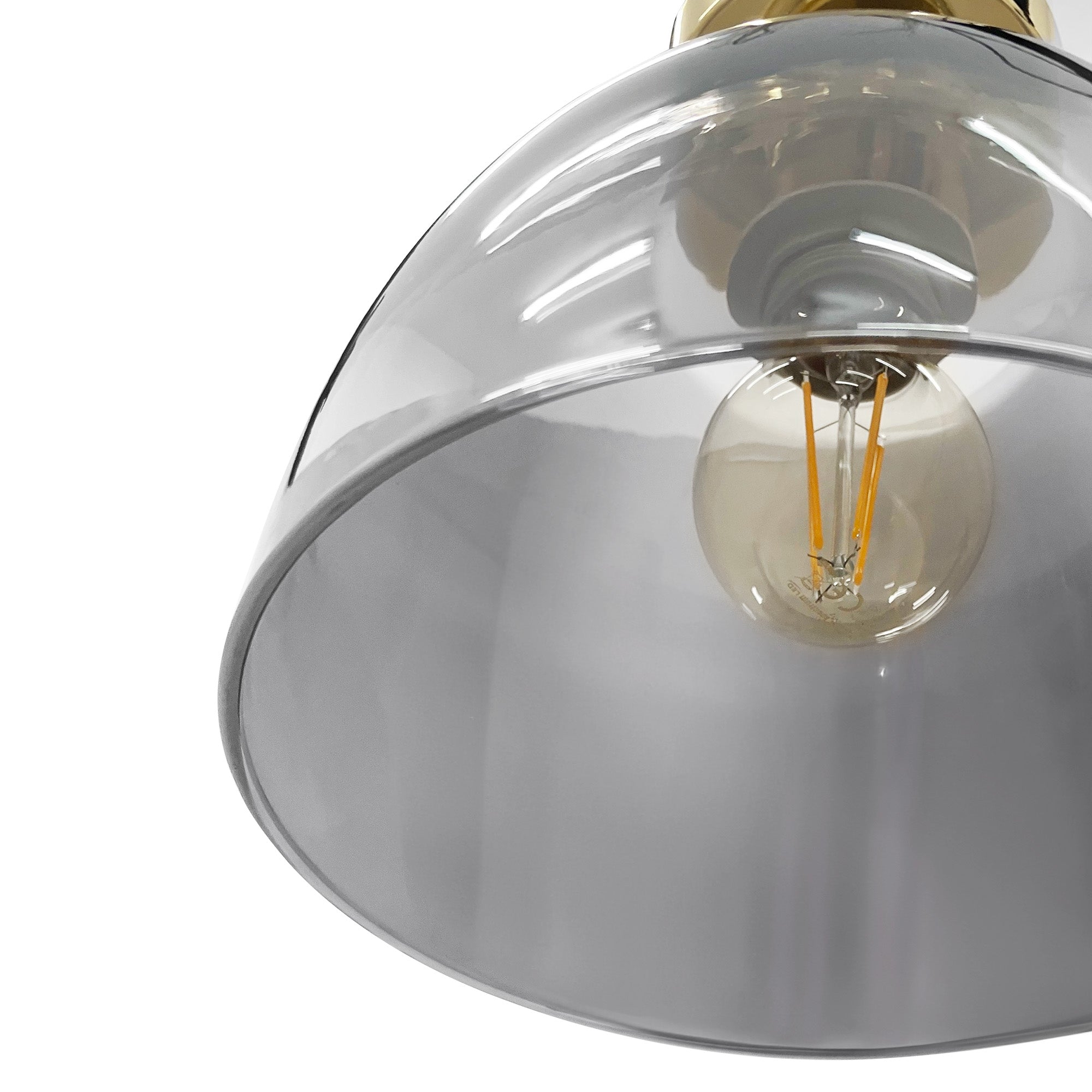 Lampa sufitowa lustrzana  APP1302-1C Złota  7