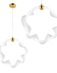 Lampa Wisząca Led G014-1cp Biały/złoty  1