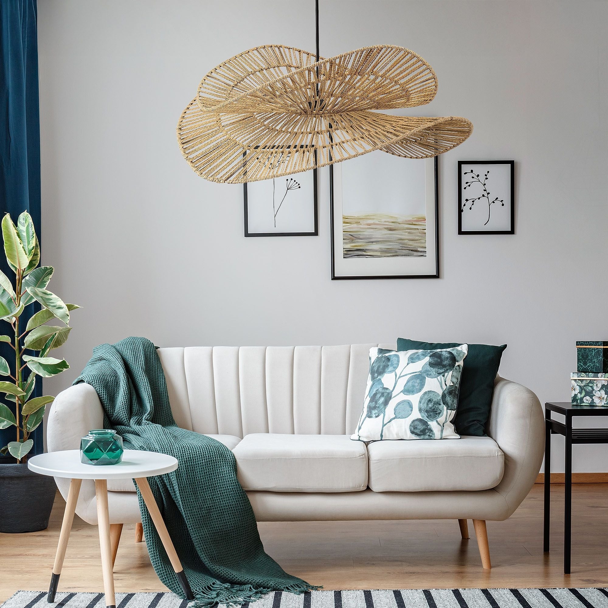 Lampa sufitowa wisząca boho APP1737-1CP 50CM  12