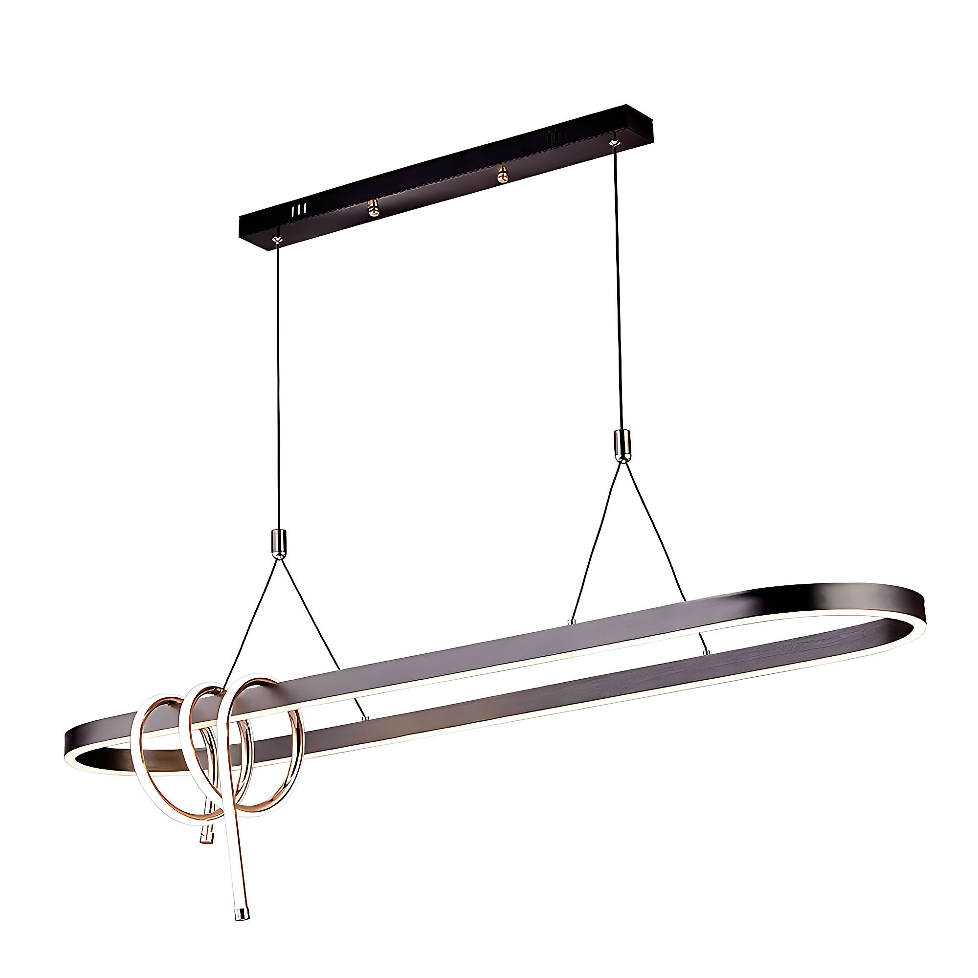 Lampa Wisząca Led Lhj040-cp 120 Cm Czarna  1