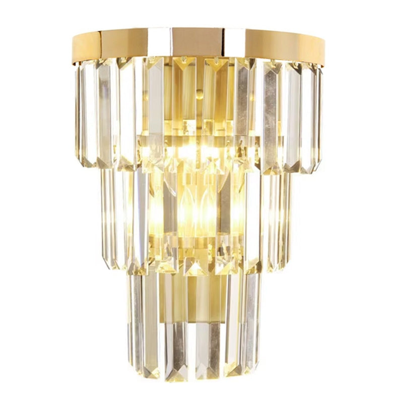 Lampa kryształowa kinkiet APP1535-1W Złota  1