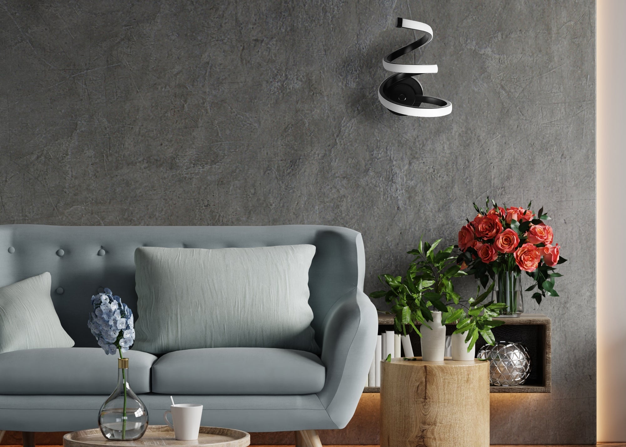 LAMPA ŚCIENNA KINKIET LED APP1052-W Czarny MAT  5