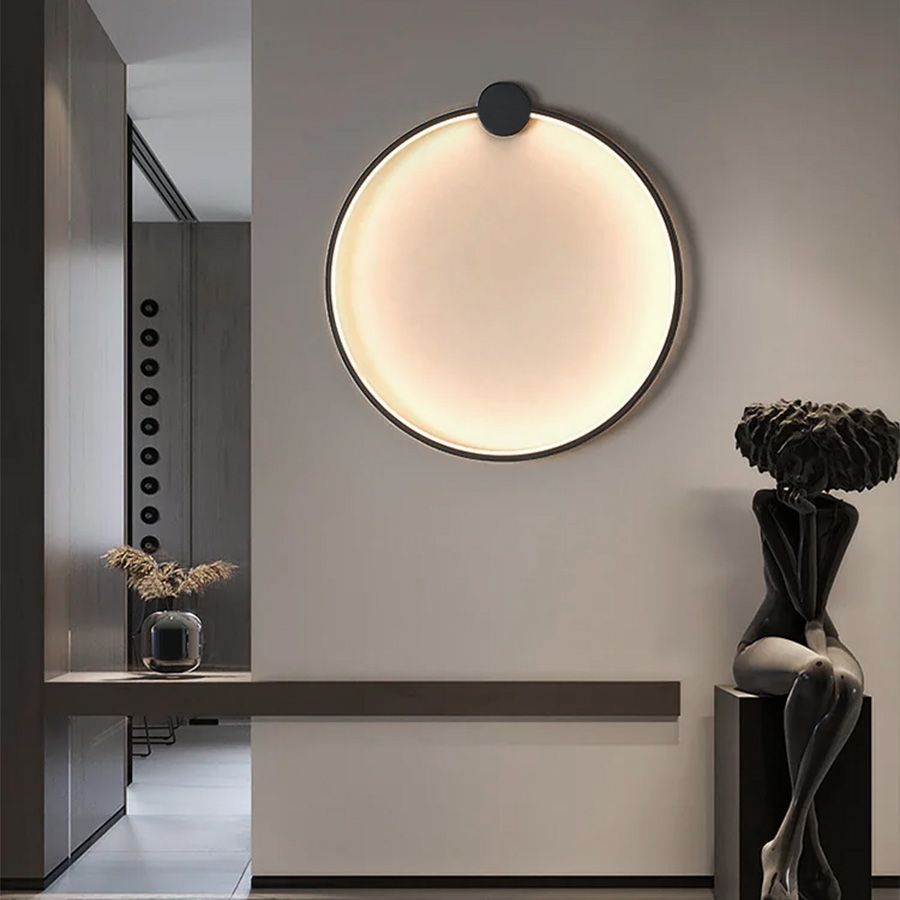 LAMPA ŚCIENNA KINKIET LED APP1389-CW BLACK 50cm