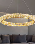 Lampa Sufitowa Wisząca Led App1768-cp Złota 60cm  10