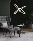 Lampa Wisząca Led G035-cp Złota  4