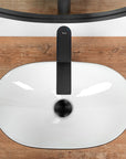Umywalka Nablatowa REA Royal Mini Black White