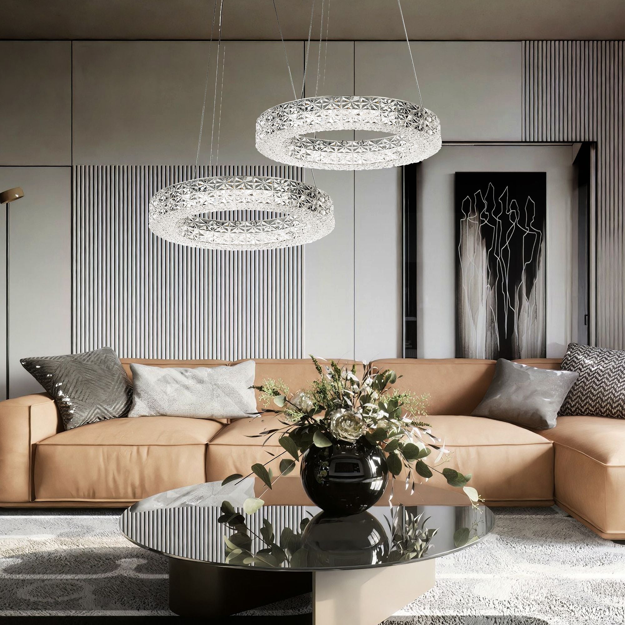 Lampa Wisząca Led Ms004-cp 40cm Chrom  7