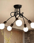 Lampa Paradise 5 392252 Czarna