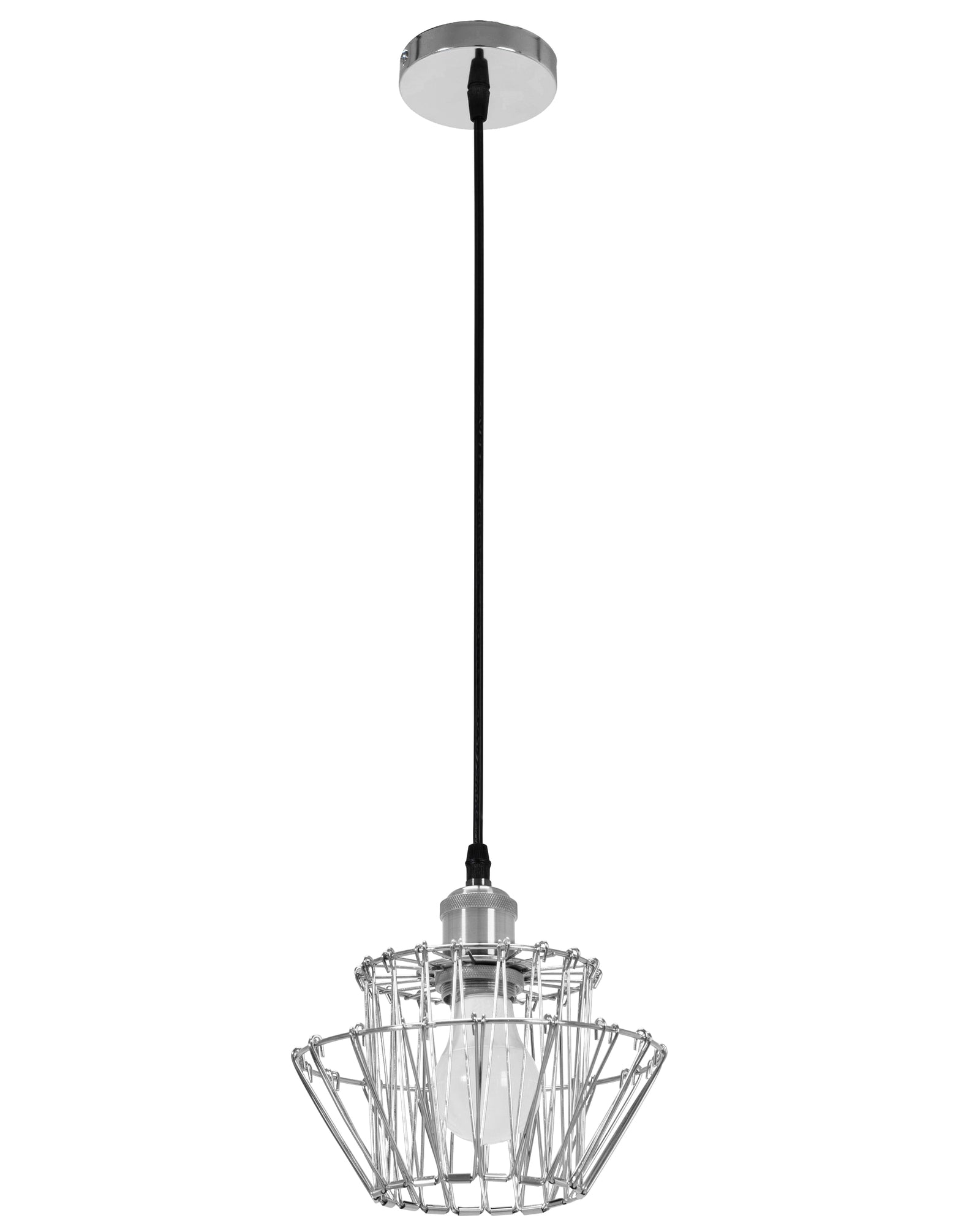Lampa Sufitowa Wisząca APP943-1CP Set Chrome  3