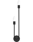 LAMPA ŚCIENNA KINKIET APP1147-2W czarna  1