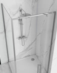 Kabina Prysznicowa Narożna REA Rapid Swing Chrom 90x90