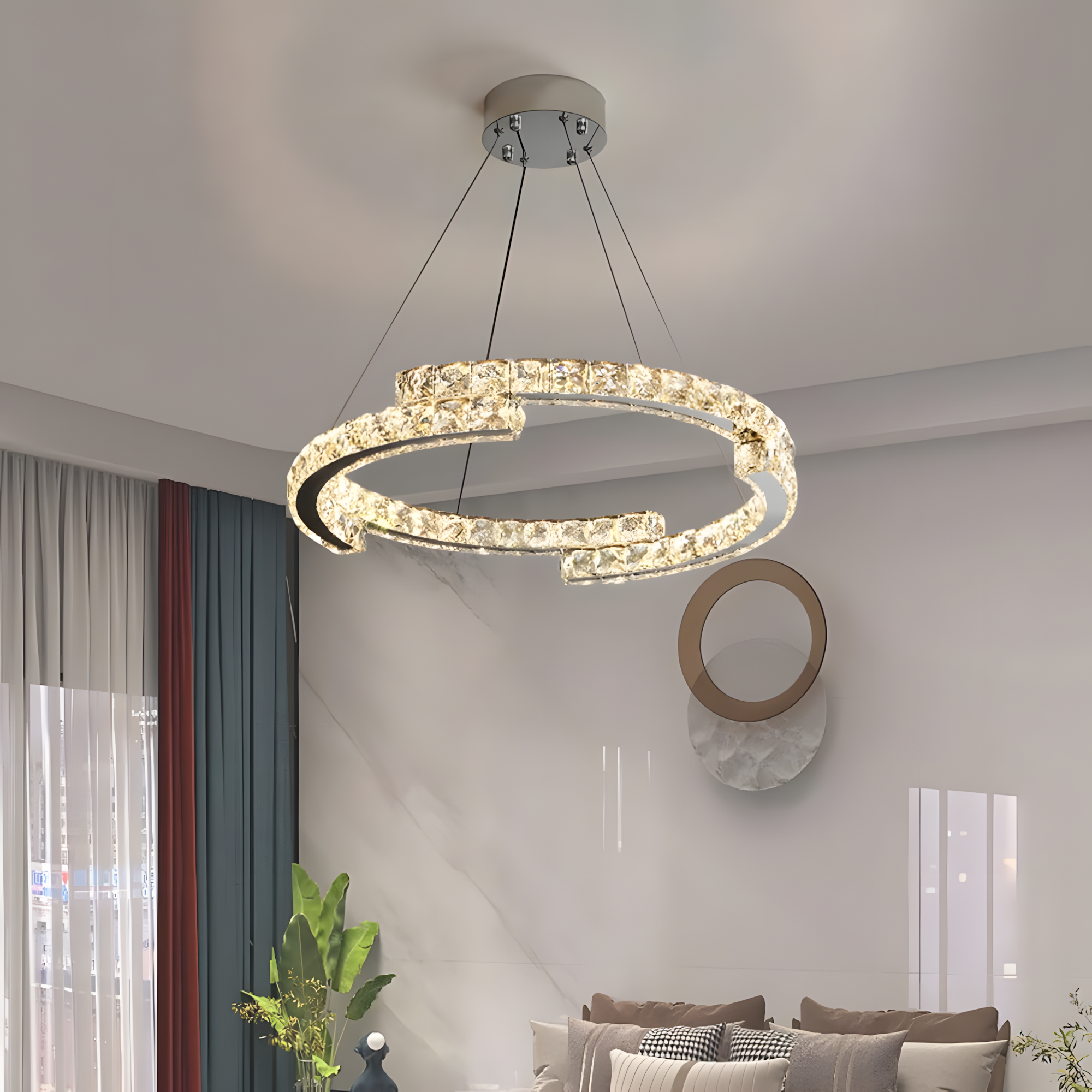 Lampa Wisząca Led App1556-cp Chrom  3