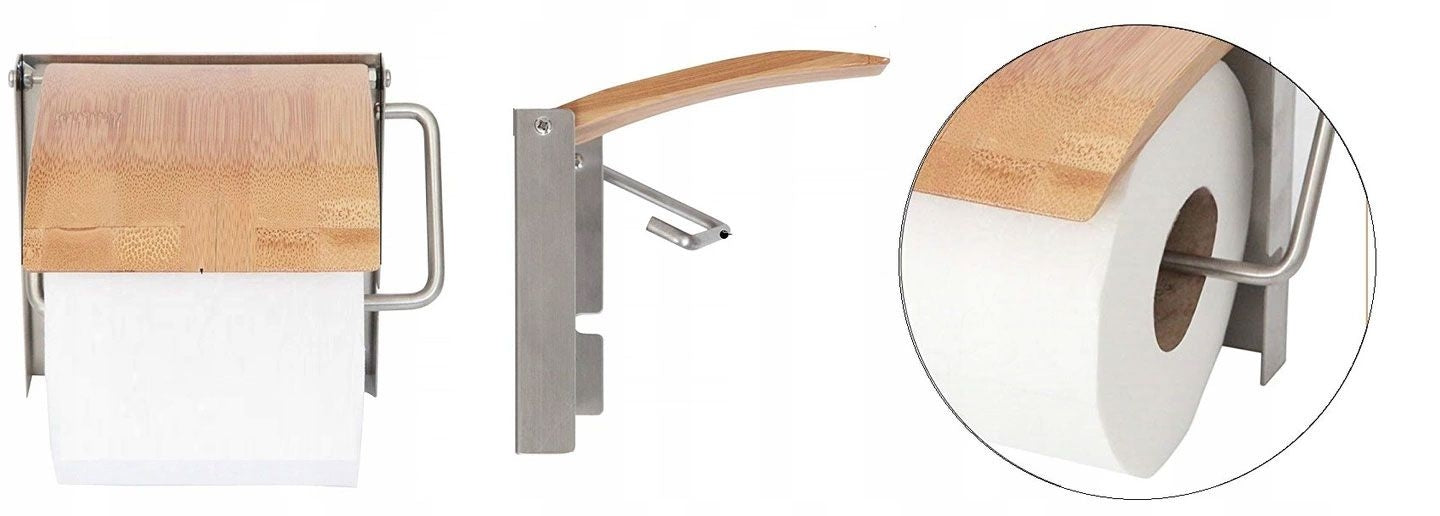 Wieszak Na Papier Bambusowy 390227 Bamboo  6