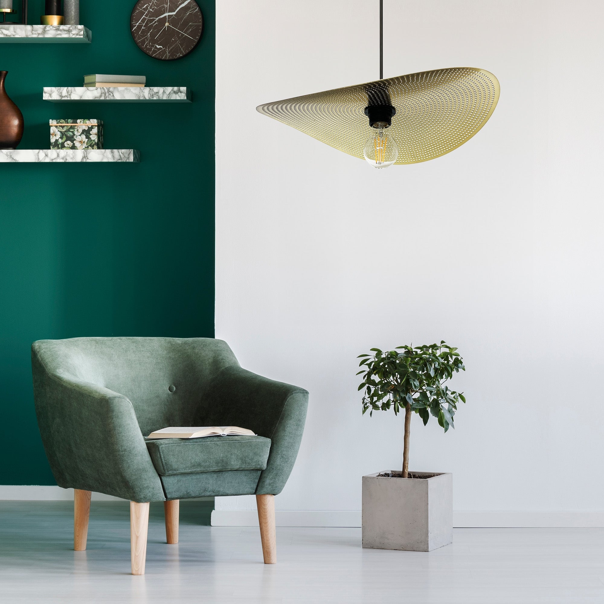 LAMPA SUFITOWA WISZĄCA APP1469-1CP czarno/złota  8