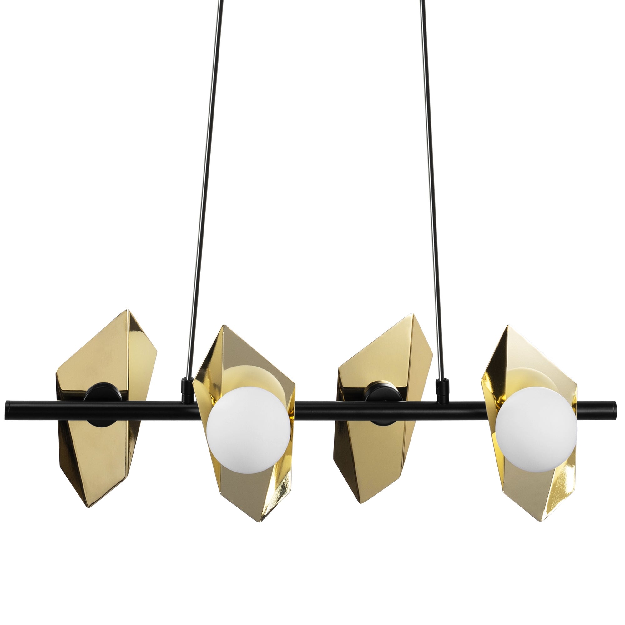 Lampa Sufitowa Wisząca App1412-cp Czarno/złota  3
